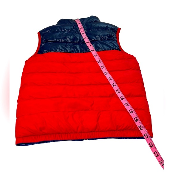 Boy (sz7) Polo Ralph Lauren Reversible Water Resistant Vest - Red/Blue - Picture 8 of 8